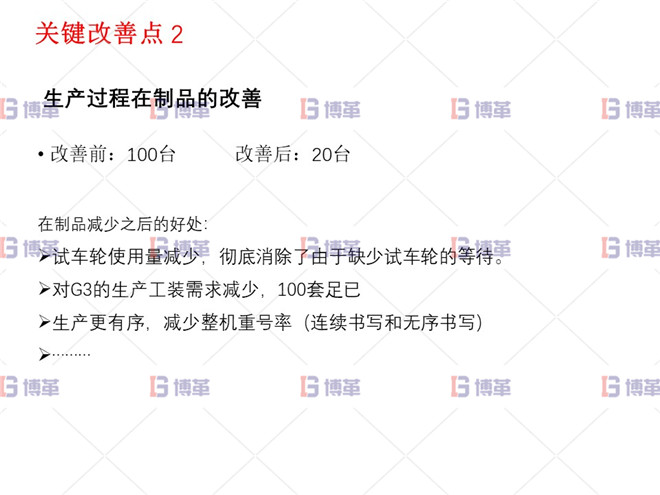 關鍵改善點2 小型農業機械精益生產改善案例 關鍵改善點2